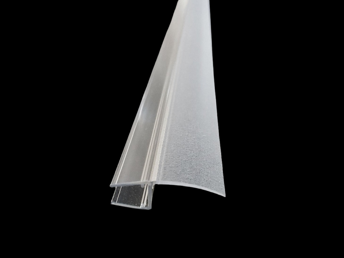 Lippendichtung 180° für fluchtende Türen, mit langer Dichtfahne, für Lücken von 13 - 23 mm, Art.Nr. 5091